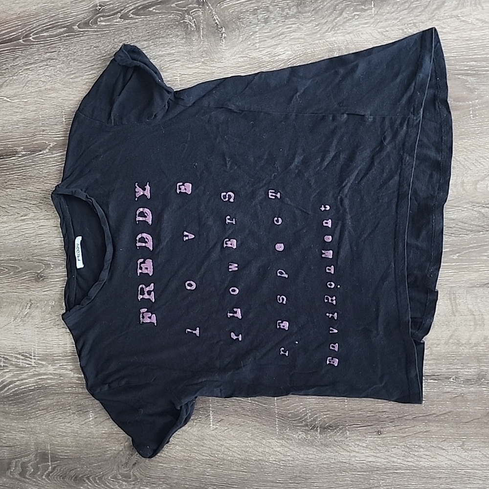 Freddy Italian Sportswear 'Freddy Loves Flowers Respect Environment' Sparkle Tee